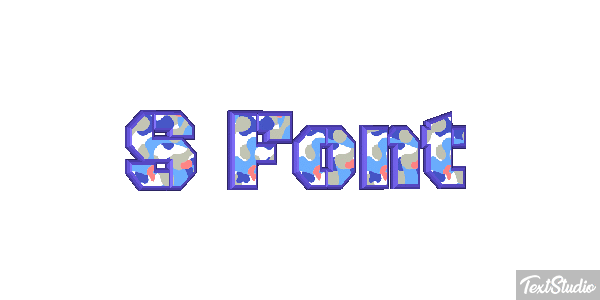 S Font Effet de texte