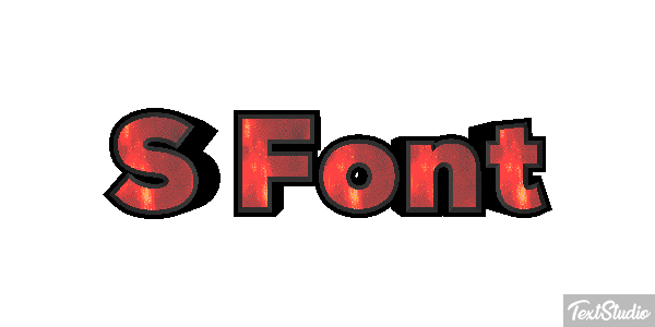 S Font Effet de texte