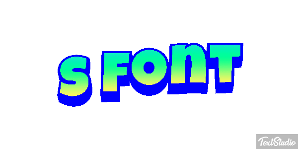 S Font Effet de texte