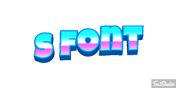 S Font Effet de texte