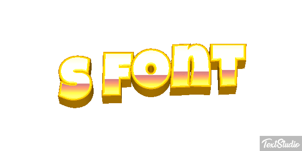S Font Effet de texte