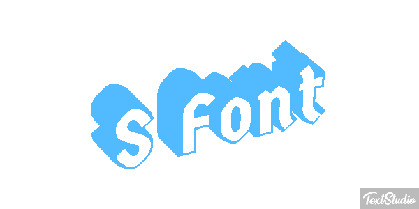 S Font Effet de texte
