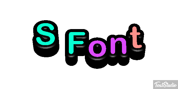 S Font Effet de texte