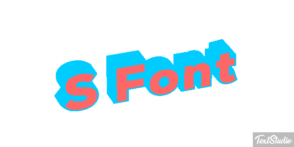 S Font Effet de texte