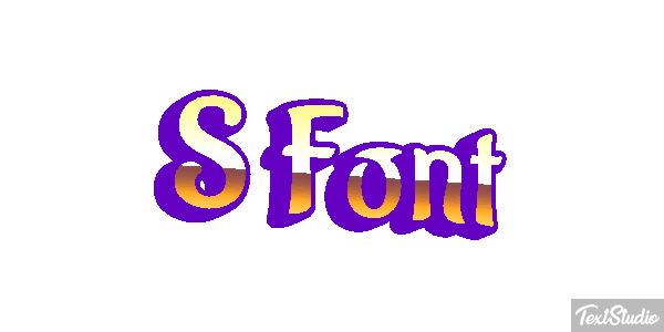 S Font Effet de texte