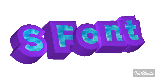 S Font Effet de texte