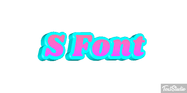 S Font Effet de texte