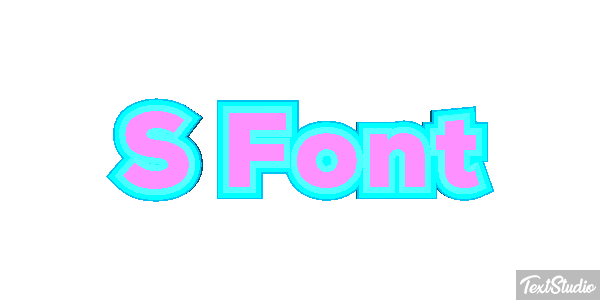 S Font Effet de texte