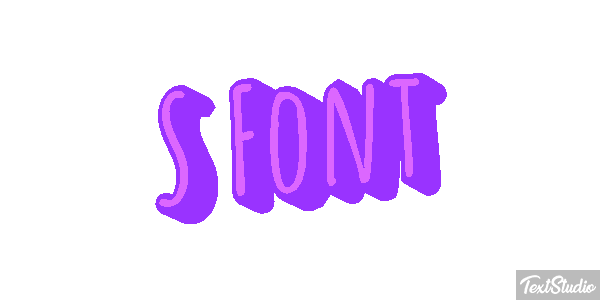 S Font Effet de texte