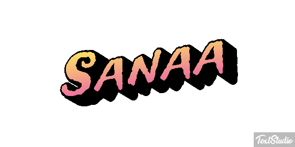 Sanaa Efekt tekstowy