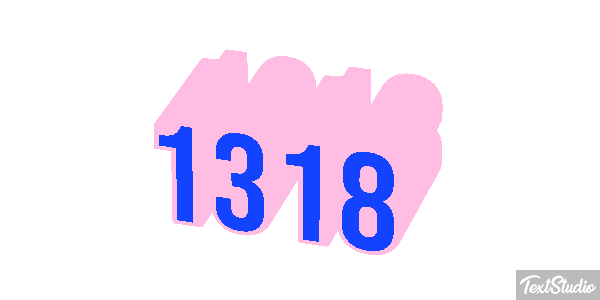 1318 Tekst effect