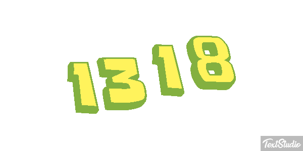 1318 Tekst effect