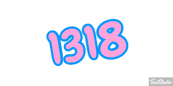 1318 Tekst effect