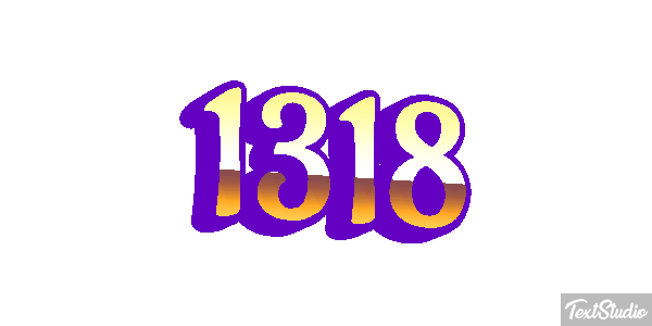 1318 Tekst effect