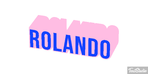 Rolando Текстовый эффект
