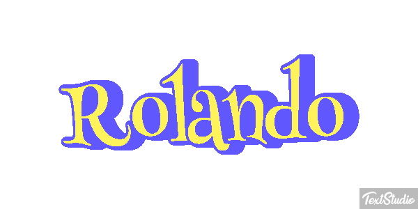 Rolando Текстовый эффект