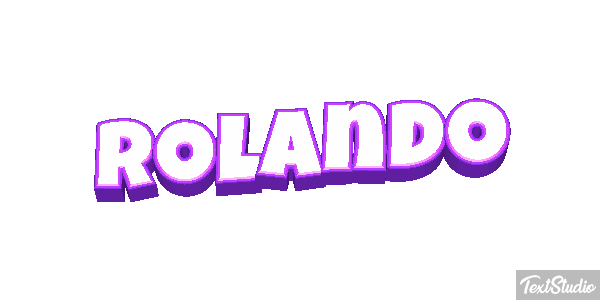Rolando Текстовый эффект