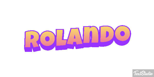 Rolando Текстовый эффект