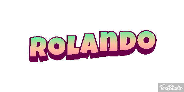Rolando Текстовый эффект
