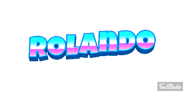 Rolando Текстовый эффект