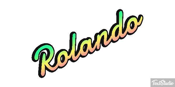 Rolando Текстовый эффект