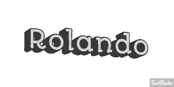 Rolando Текстовый эффект