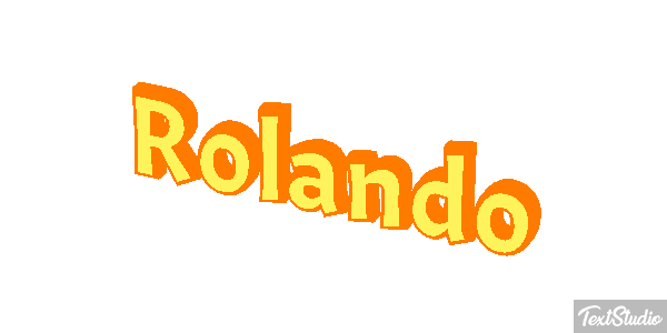 Rolando Текстовый эффект
