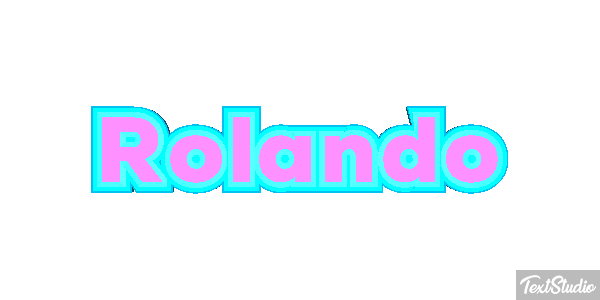 Rolando Текстовый эффект