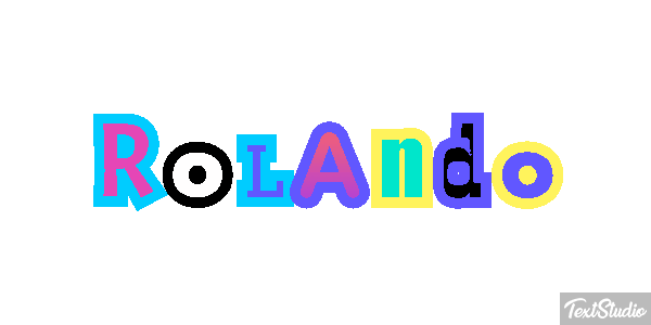 Rolando Текстовый эффект