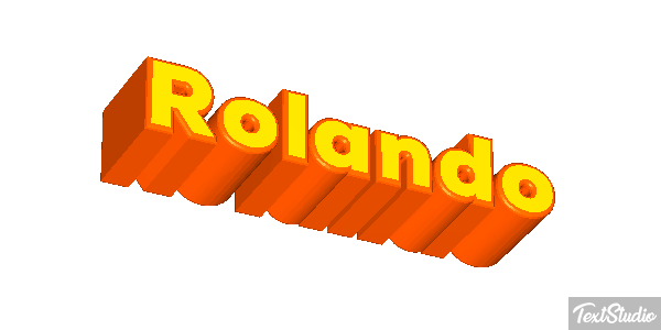 Rolando Текстовый эффект