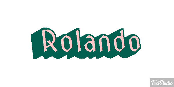 Rolando Текстовый эффект