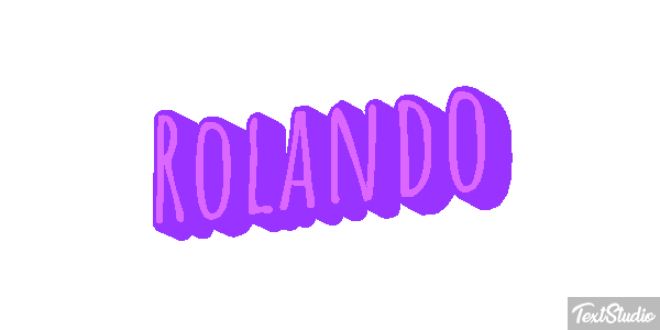 Rolando Текстовый эффект