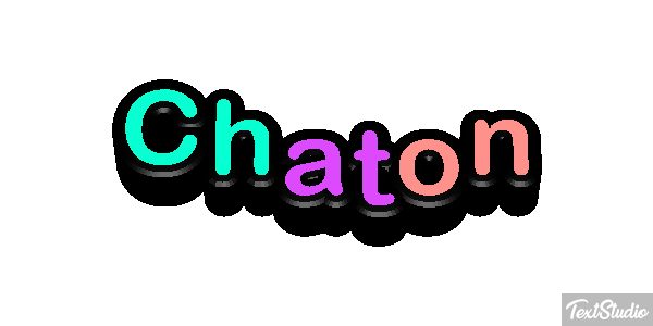 Chaton Effetto testo