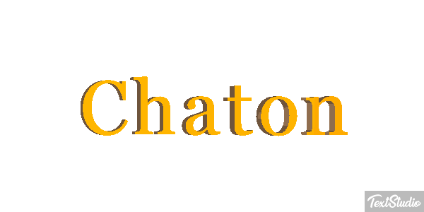 Chaton Effetto testo