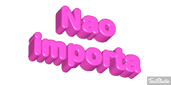 Não importa Efeito do texto