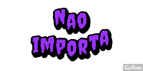 Não importa Efeito do texto