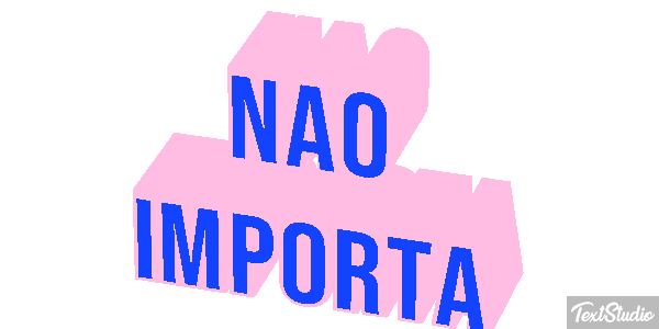 Não importa Efeito do texto