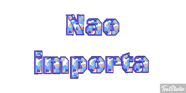 Não importa Efeito do texto