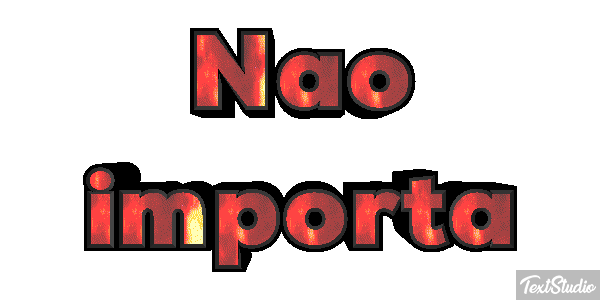 Não importa Efeito do texto