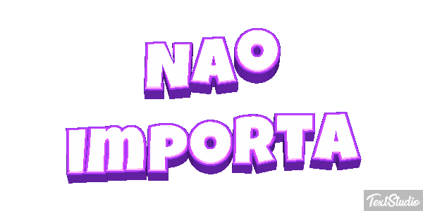 Não importa Efeito do texto