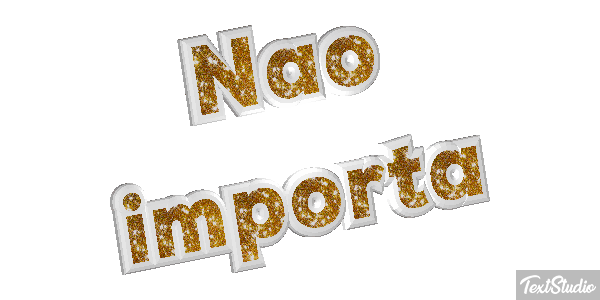 Não importa Efeito do texto