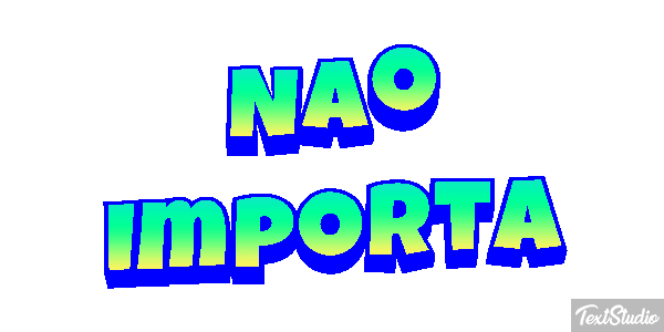 Não importa Efeito do texto
