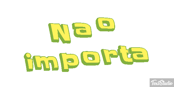 Não importa Efeito do texto