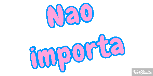 Não importa Efeito do texto