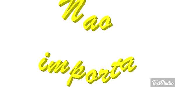 Não importa Efeito do texto