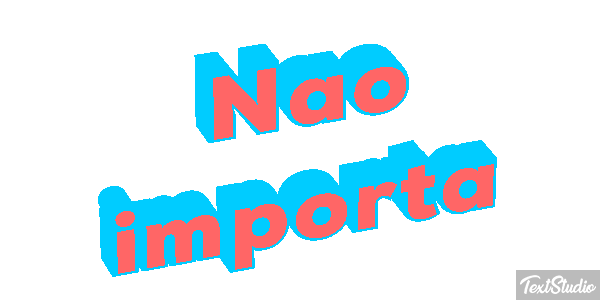 Não importa Efeito do texto