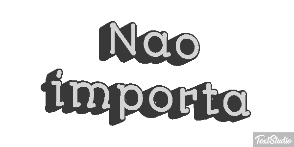 Não importa Efeito do texto