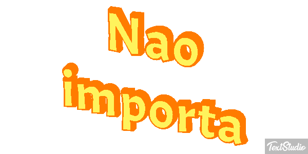 Não importa Efeito do texto