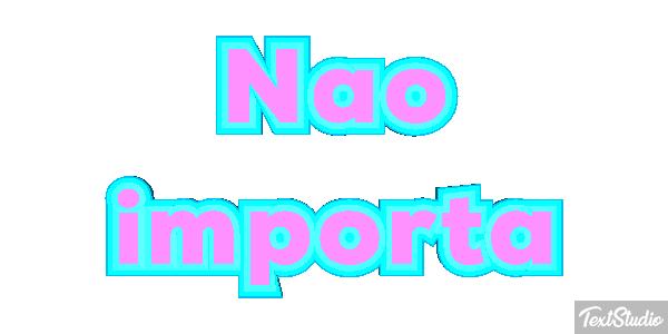 Não importa Efeito do texto