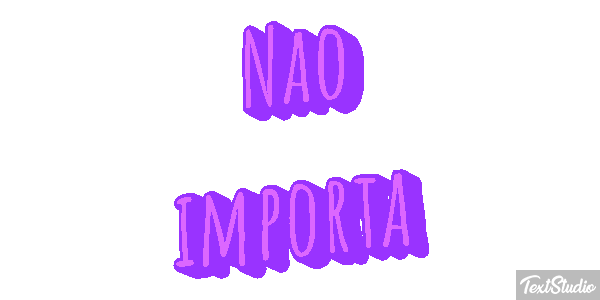 Não importa Efeito do texto